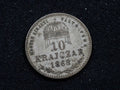 Hungary 1868 silver 10 krajczar-high grade0