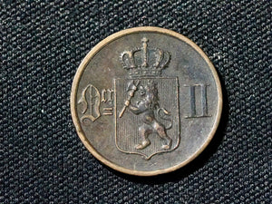 Norway  1 Ore 1884