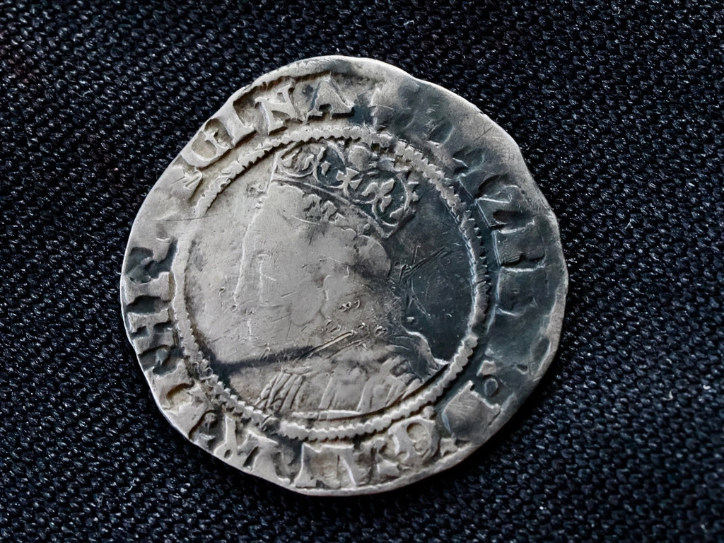Elizabeth I halfgroat, second issue, mm cross-crosslet, 1560-1, S25570