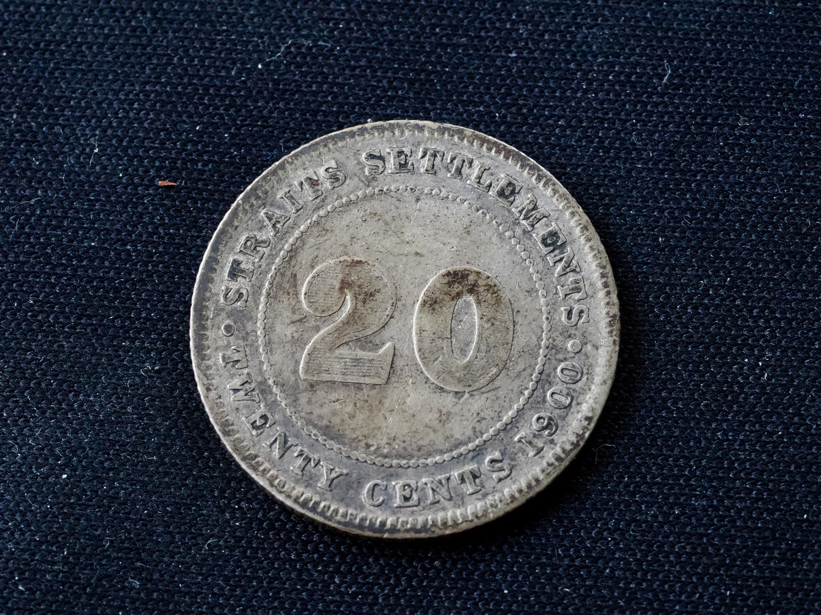 STRAITS SETTLEMENTS 20 Cents 19000