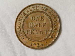 Australia  Half Penny 1936