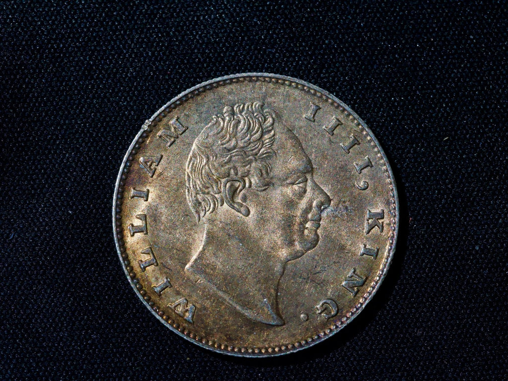 East India company 1835 one rupee, incuse F on truncation-excellent0