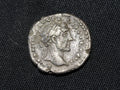 Antoninus Pius,  Denarius.Salus feeding snake on altar0