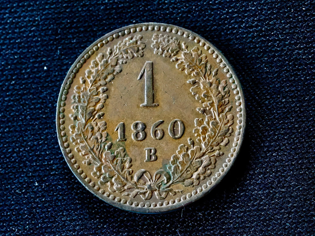 Austria 1 Kreuzer 1860 B-high grade0
