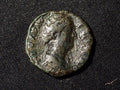 Diva Faustina  ae as AVGVSTA Vesta Palladium0
