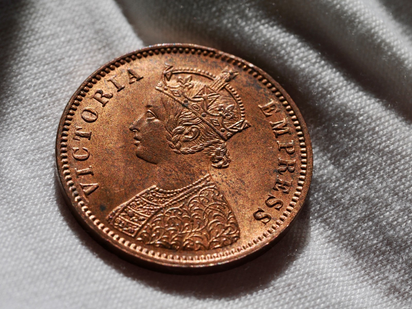 India 1/4 Anna 1880C-UNC0