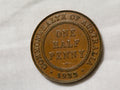 Australia  Half Penny 19300