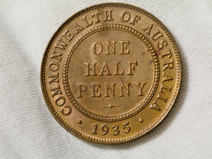 Australia  Half Penny 1935