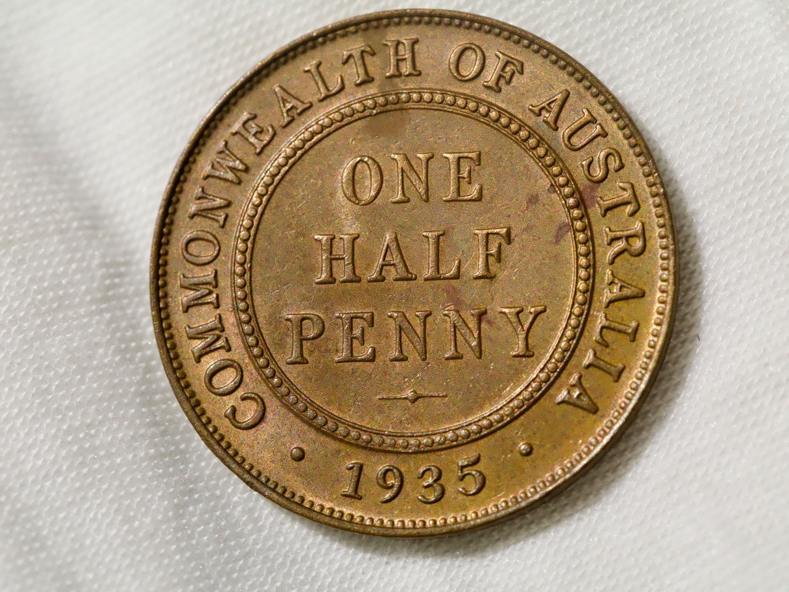 Australia  Half Penny 19350
