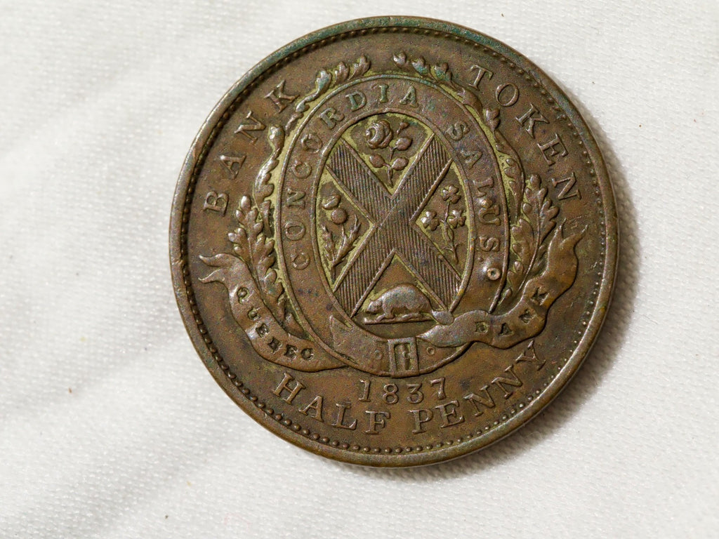 Canada - Province Du Bas - 1837 one sous-halfpenny1