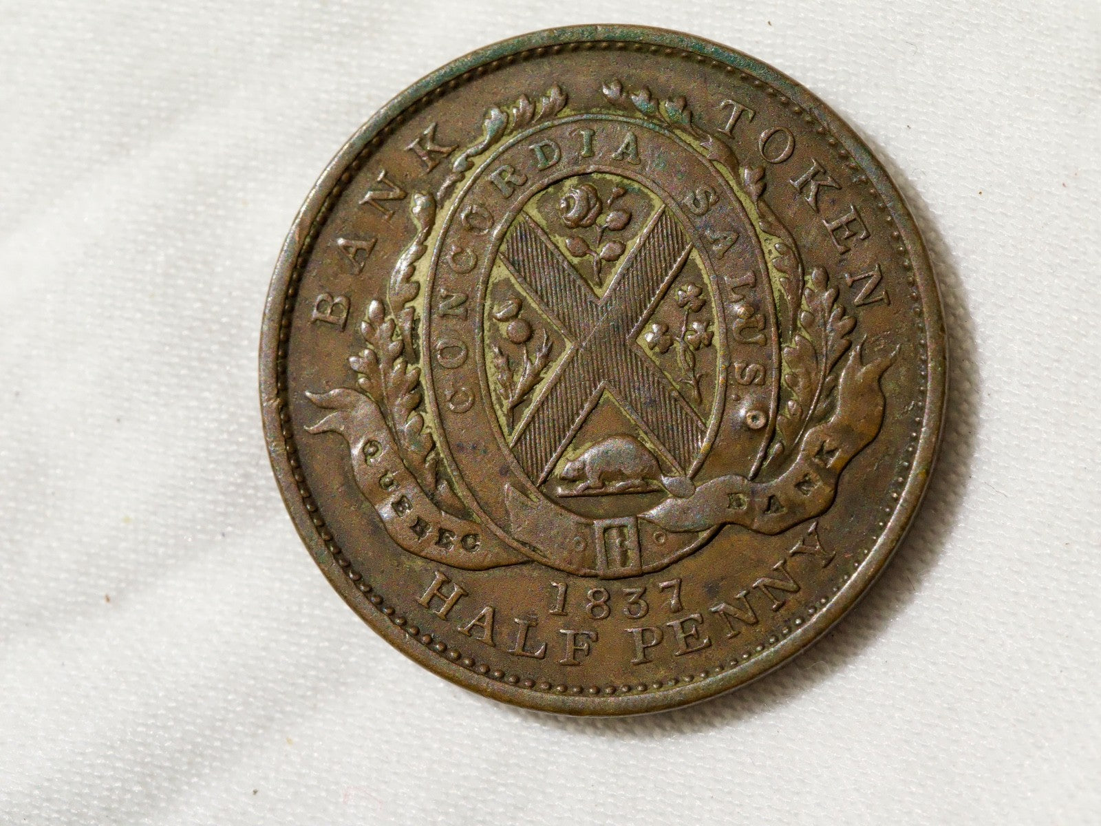 Canada - Province Du Bas - 1837 one sous-halfpenny1