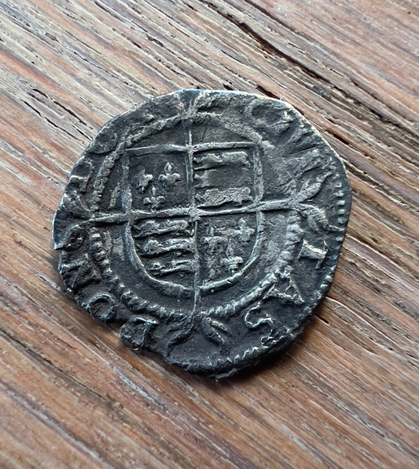 Elizabeth I penny, second issue, mm cross-crosslet, 1560-1, S25581