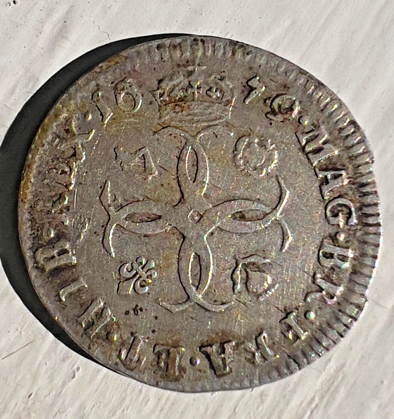 1679 Charles I Silver Fourpence