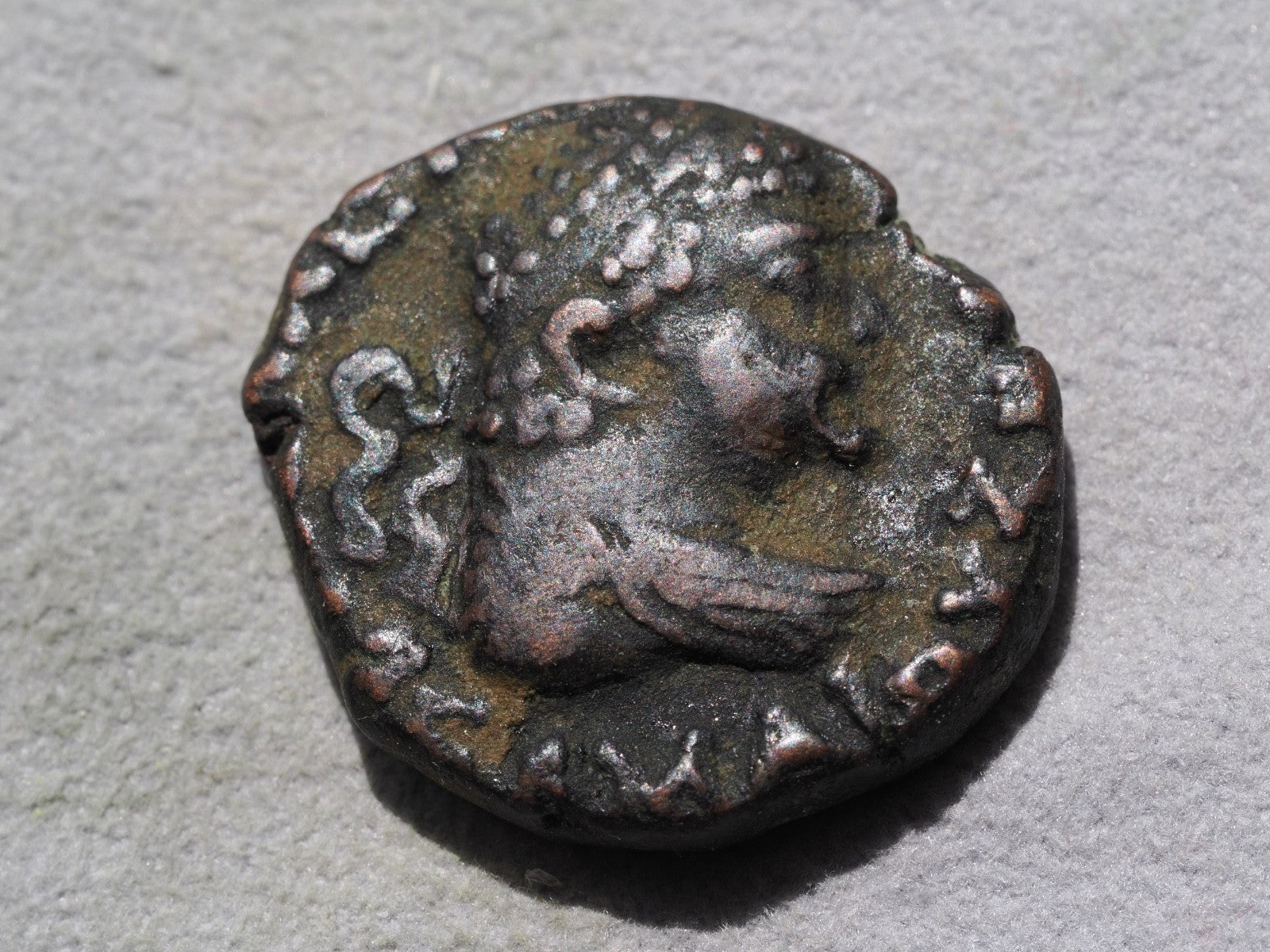 Indo-Greek Tetradrachm In the name of Hermaeus Soter-King Hermaios right--Zeus0