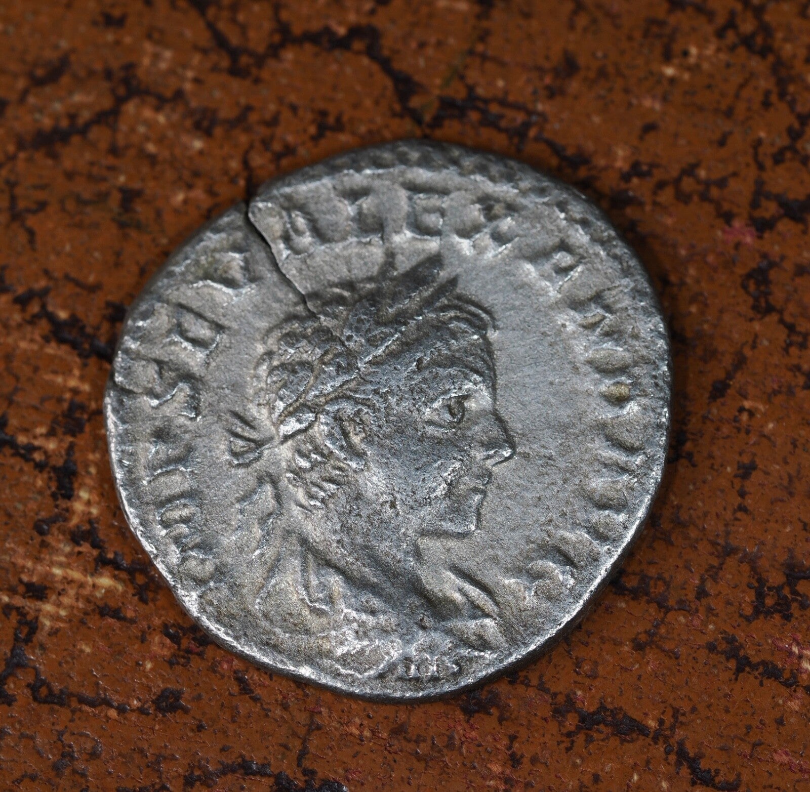 Roman Denarius - Severus Alexander. Salus seated feeding snake0