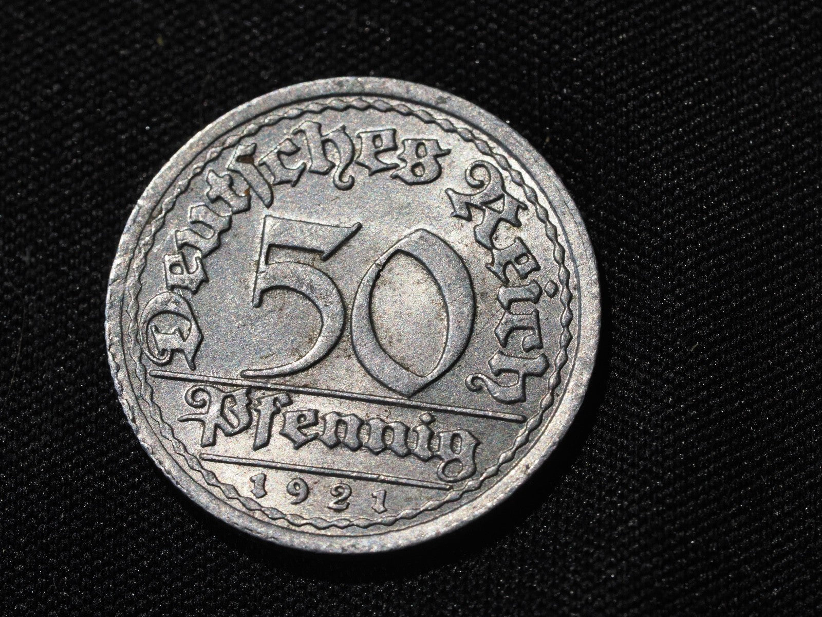 Germany - Weimar Republic 50 Pfennig 1921 F1