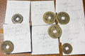 China Cash Coin Lot  6 coins0