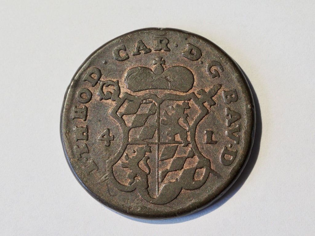 Belgium Liege 4 Liards 1752-high grade1