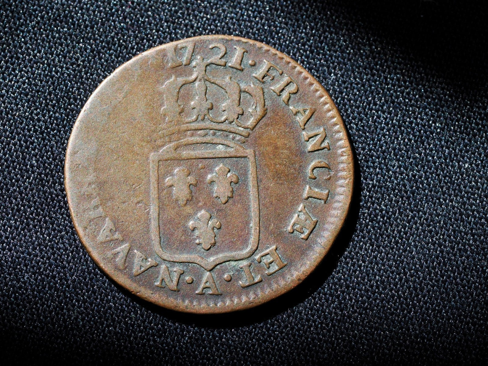 France 1/2 Sol 1721A1