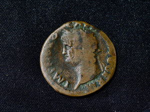 Nero as, head left. Temple of Janus-66AD