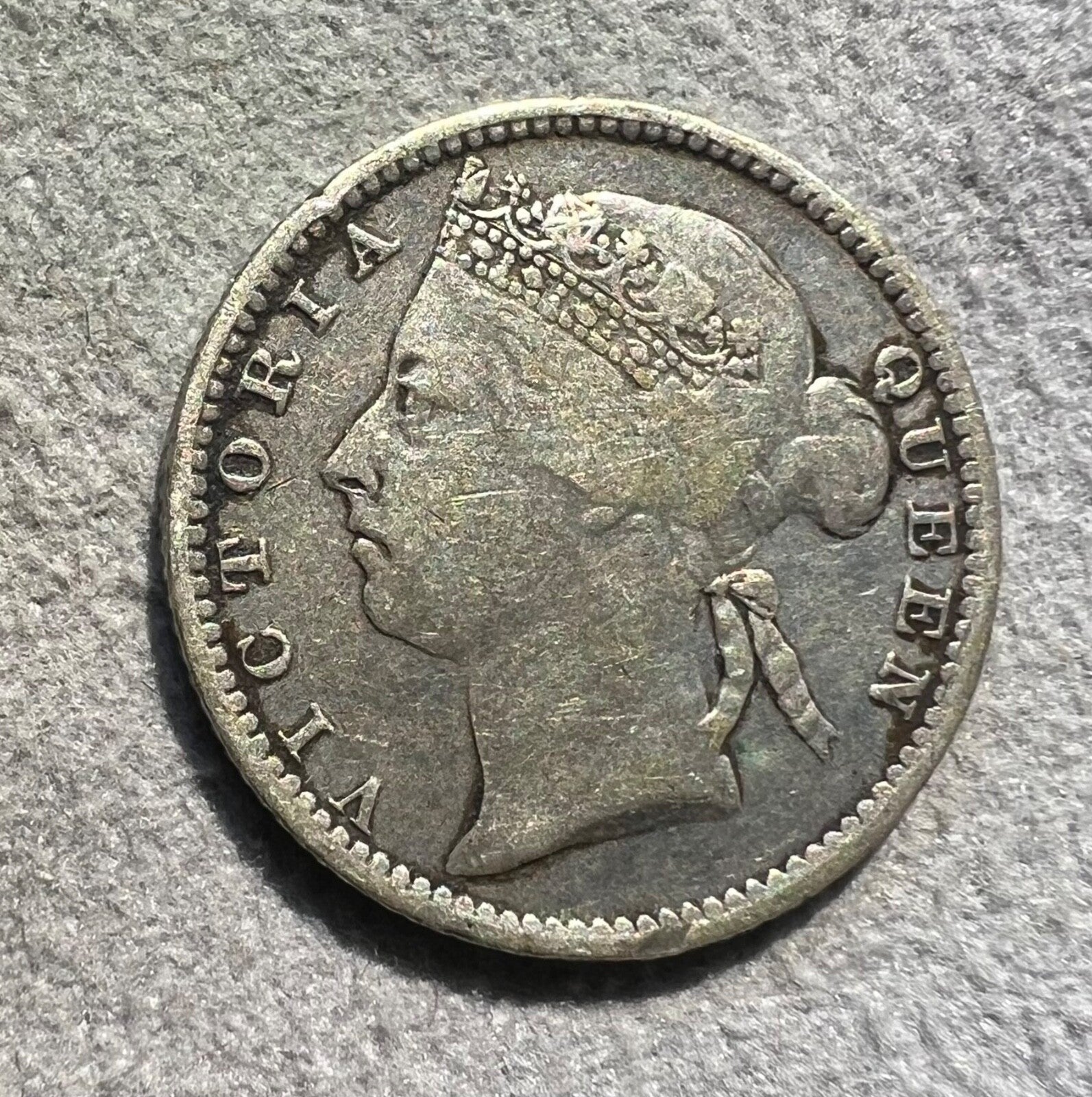Straits Settlements 10 Cents 18981