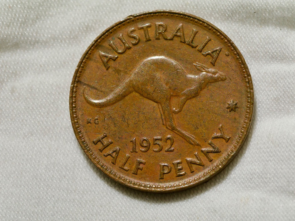 Australia  Half Penny 19520