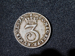 George III 1762 threepence