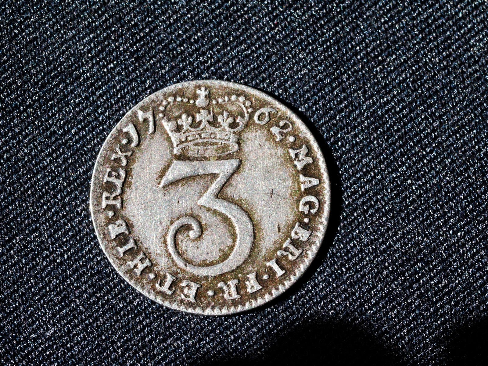 George III 1762 threepence0