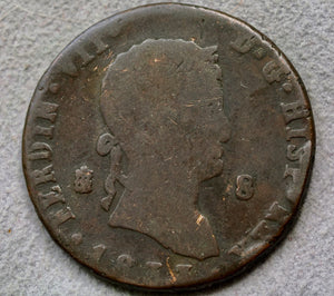 Spain 8 Maravedis 1833
