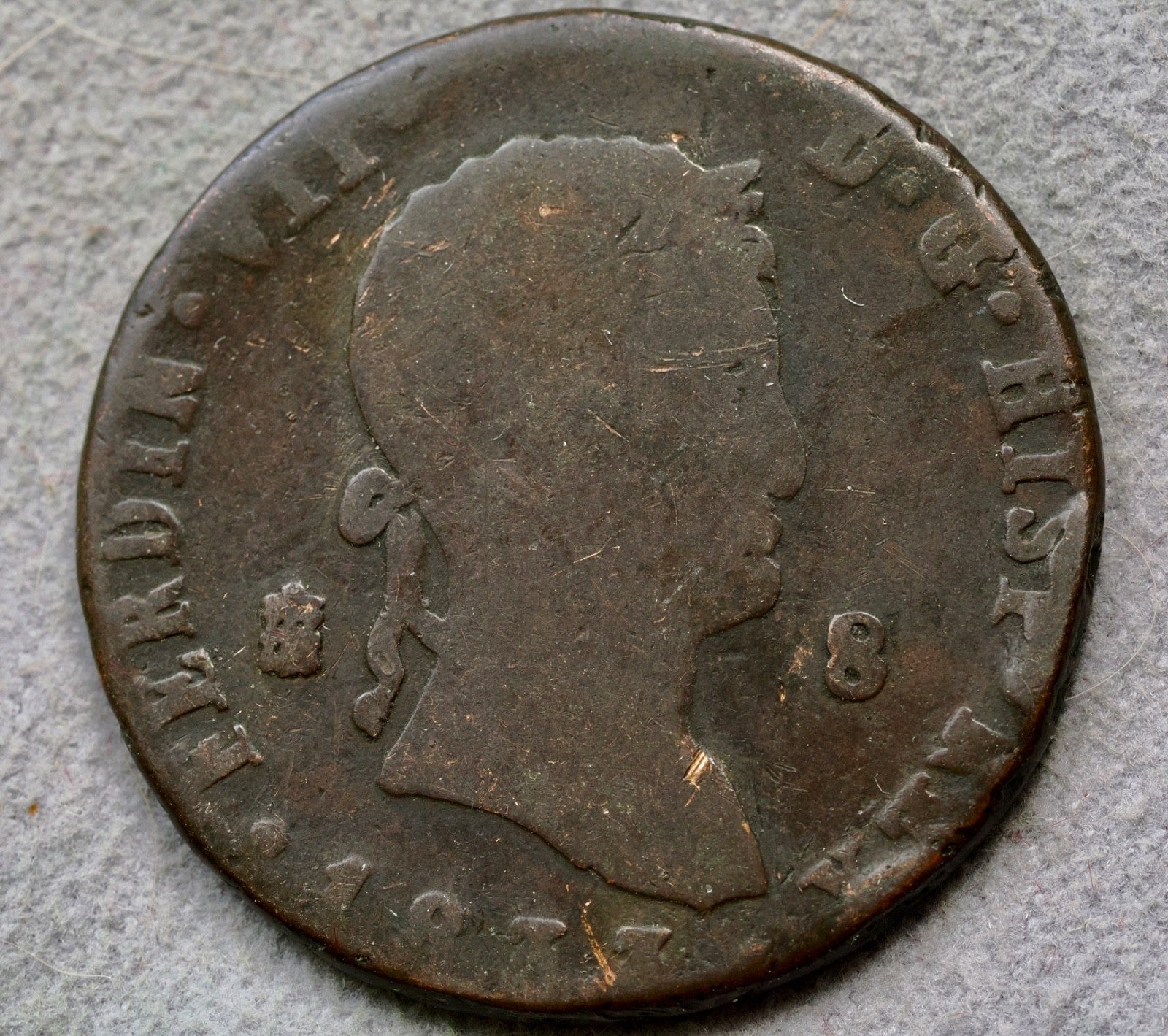 Spain 8 Maravedis 18330
