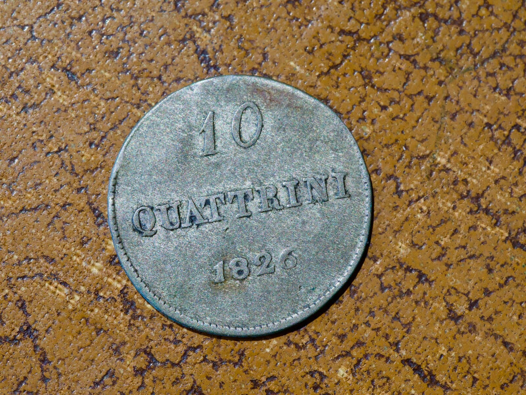Italy. Tuscany. 10 Quattrini 18260