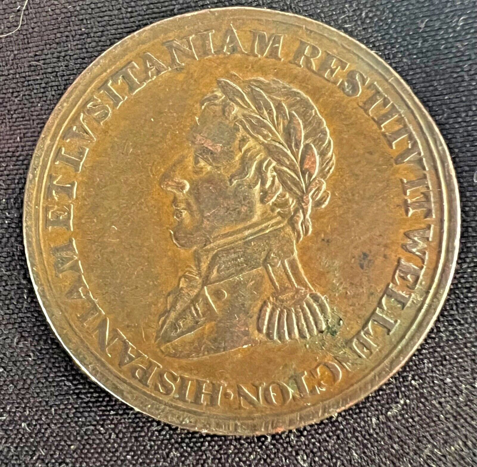 ND (1812) Canada Wellington Peninsular To Salamanca Halfpenny Token0