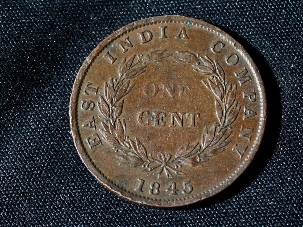 India British East India Company  1845 One Cent1