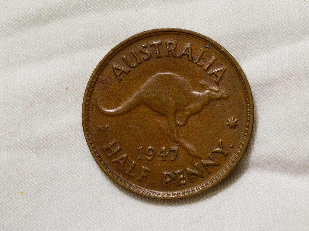 Australia  Half Penny 19470