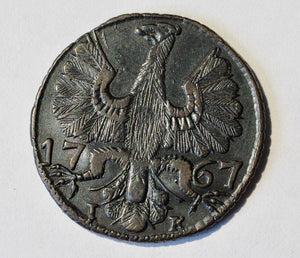 GERMAN STATES, AACHEN 12 HELLER 1767-excellent