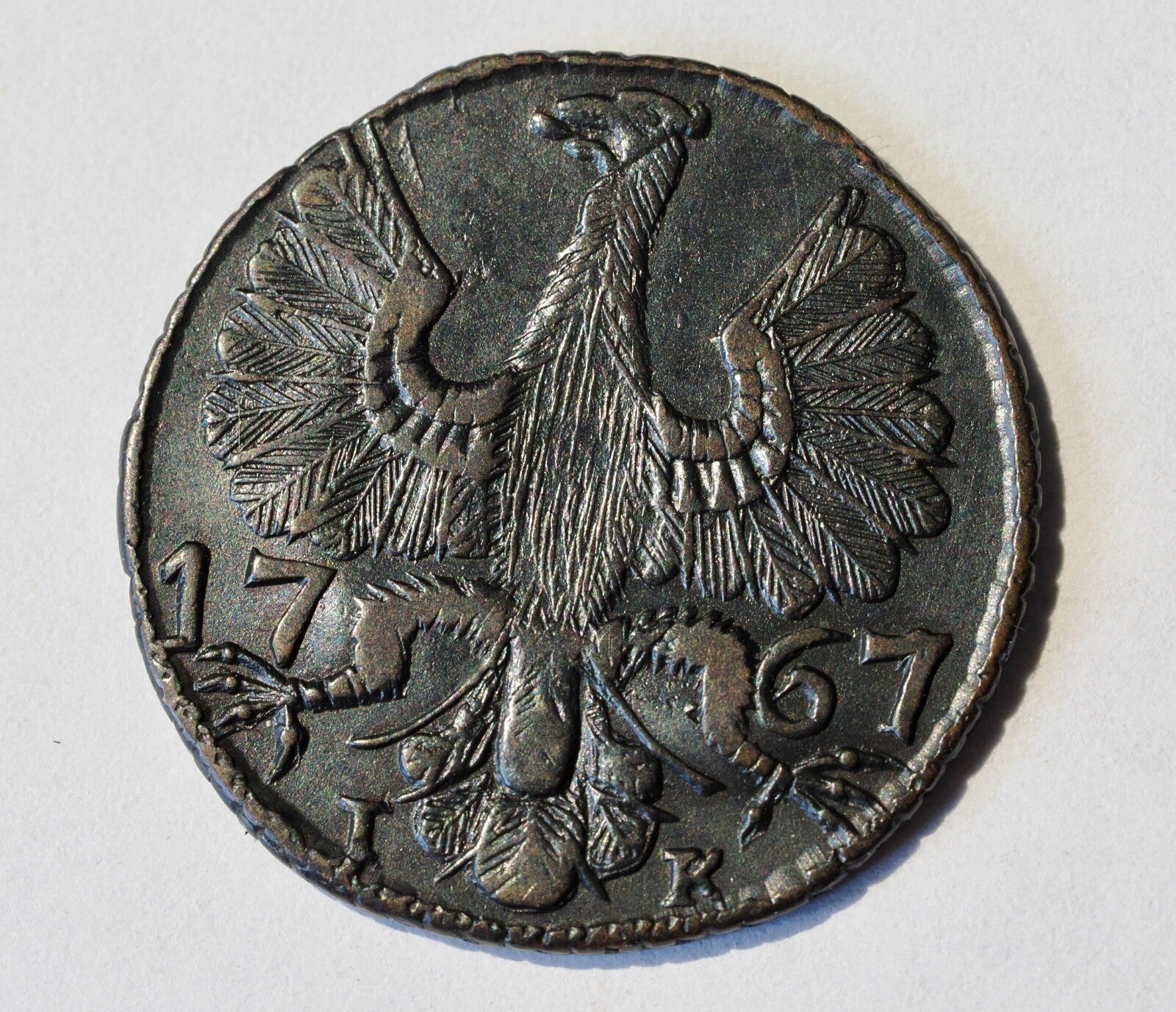 GERMAN STATES, AACHEN 12 HELLER 1767-excellent0