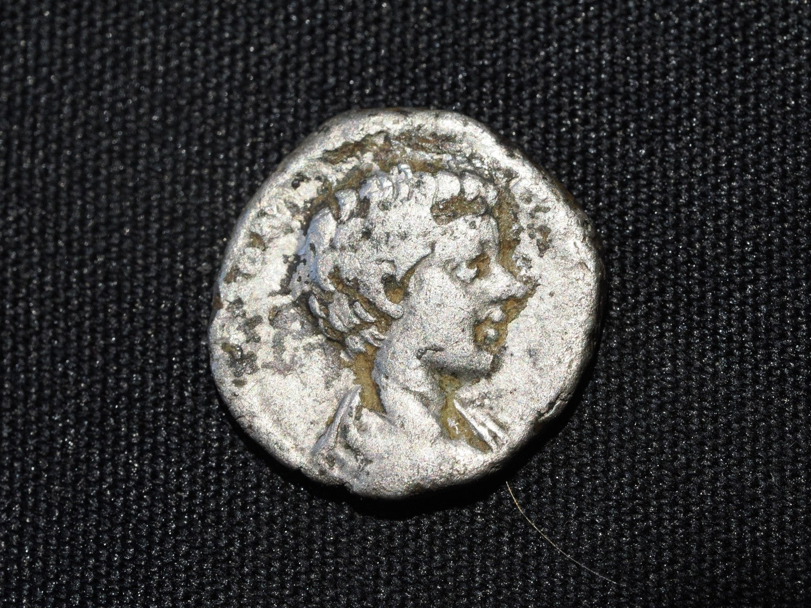 Caracalla Caesar. 196-197 CE.  Denarius. Minerva. SECVRITAS PERPETVA0