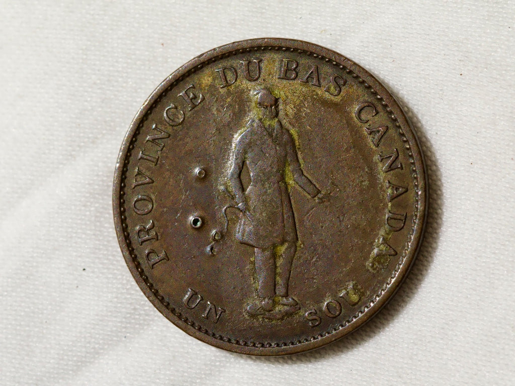 Canada - Province Du Bas - 1837 one sous-halfpenny0