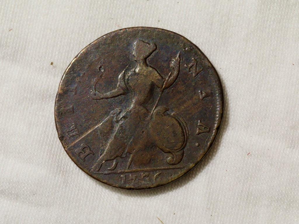 George II 1736 Halfpenny0