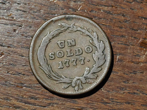 Italy-Un Soldo 1777 Maria Teresa -Duchy of Milan