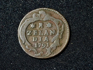 Netherlands Zeeland 1 Duit 1791