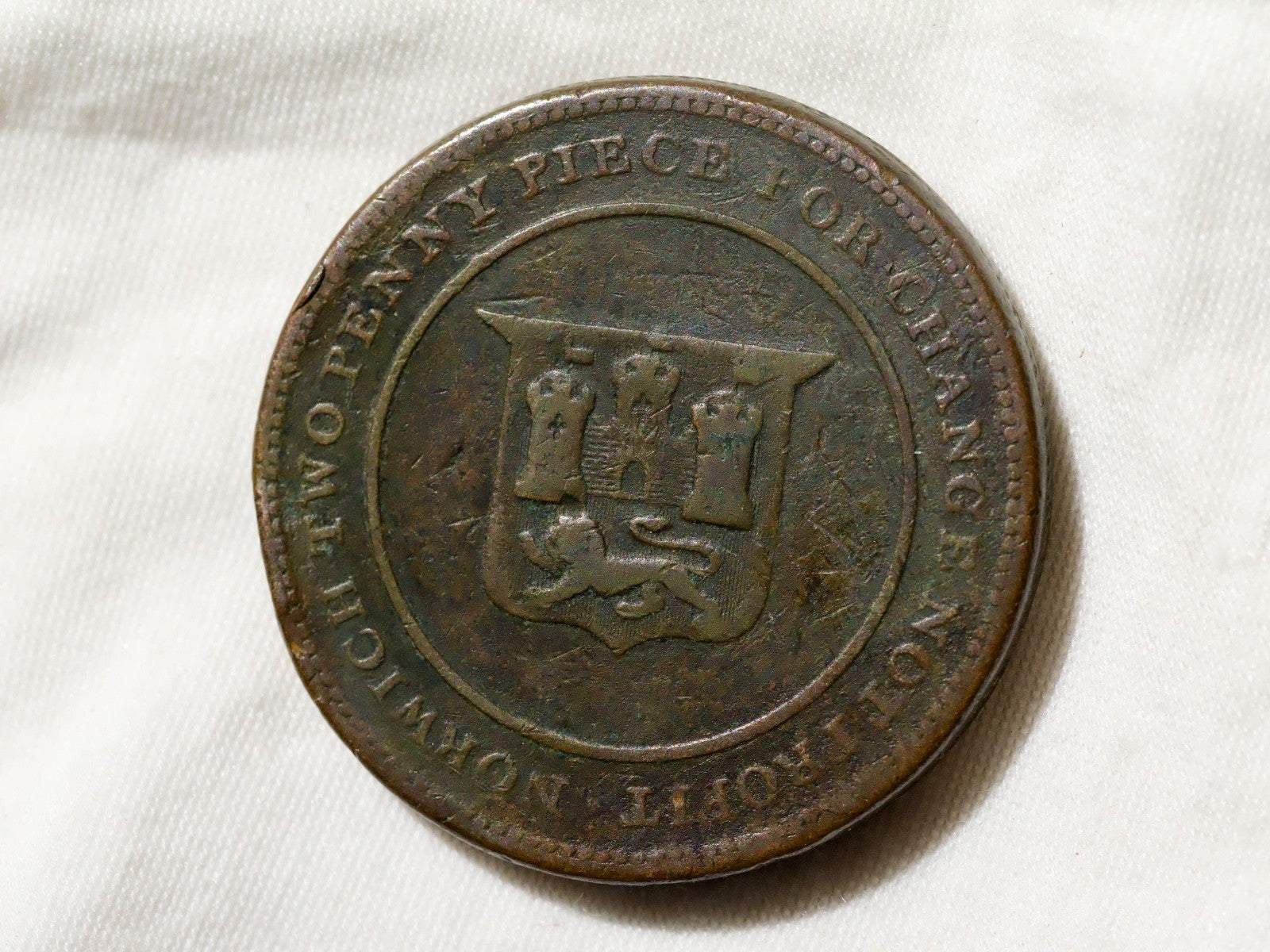 Two Pence Token Robert Blake Norwich1