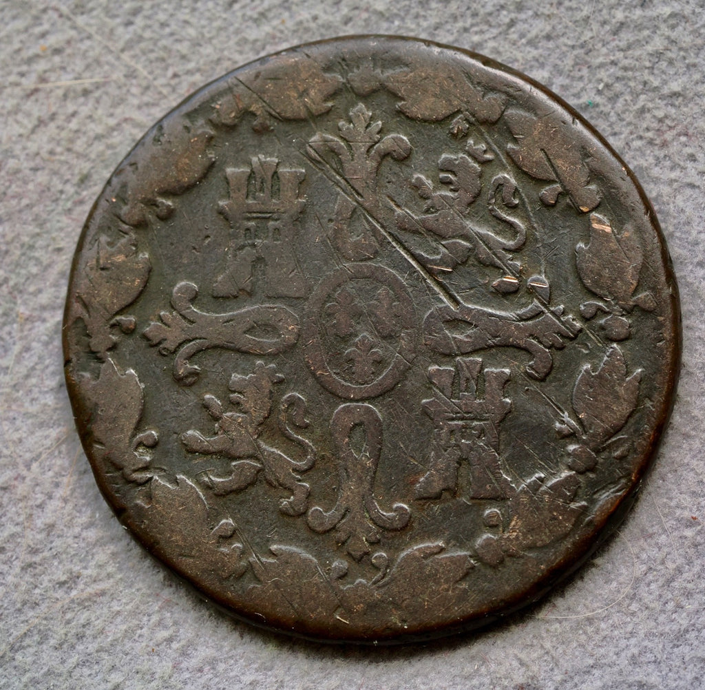 Spain 8 Maravedis 18331