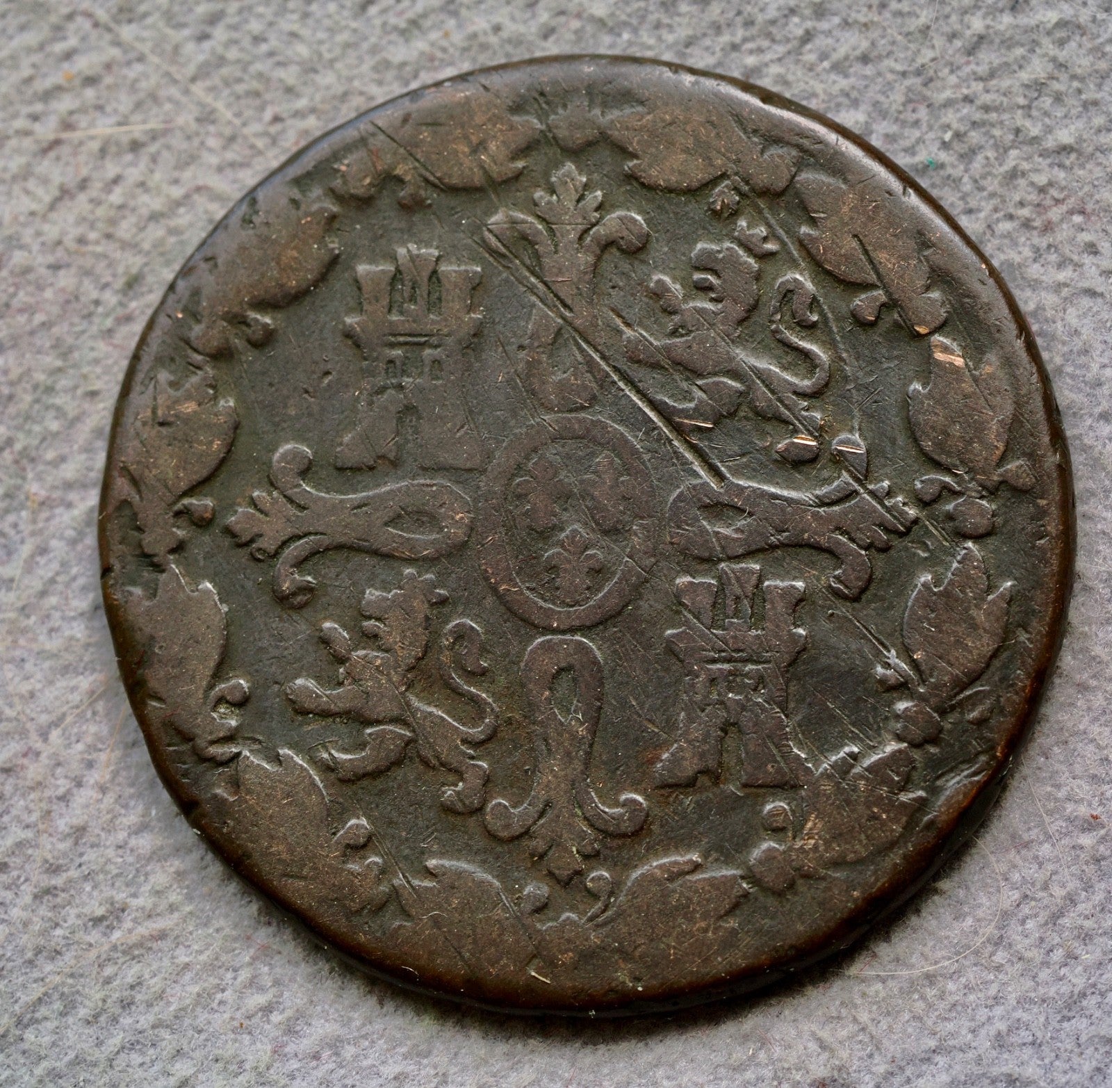 Spain 8 Maravedis 18331