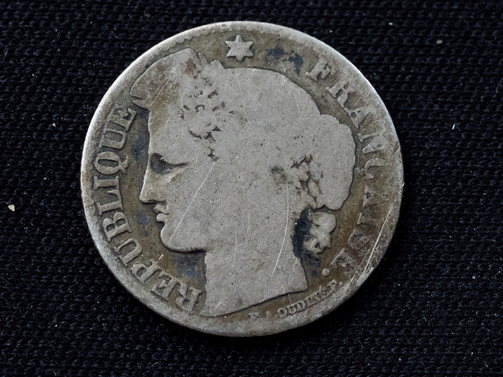 France, 50 centimes 18710