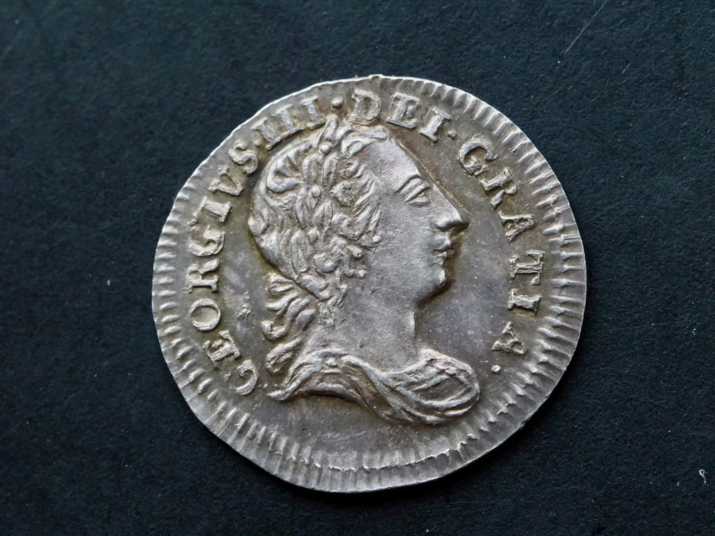 1772 George 111 Silver Maundy penny-high grade