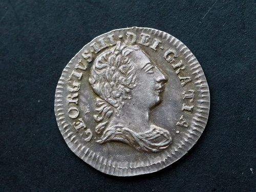 1772 George 111 Silver Maundy penny-high grade