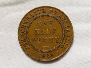 Australia  Half Penny 1938