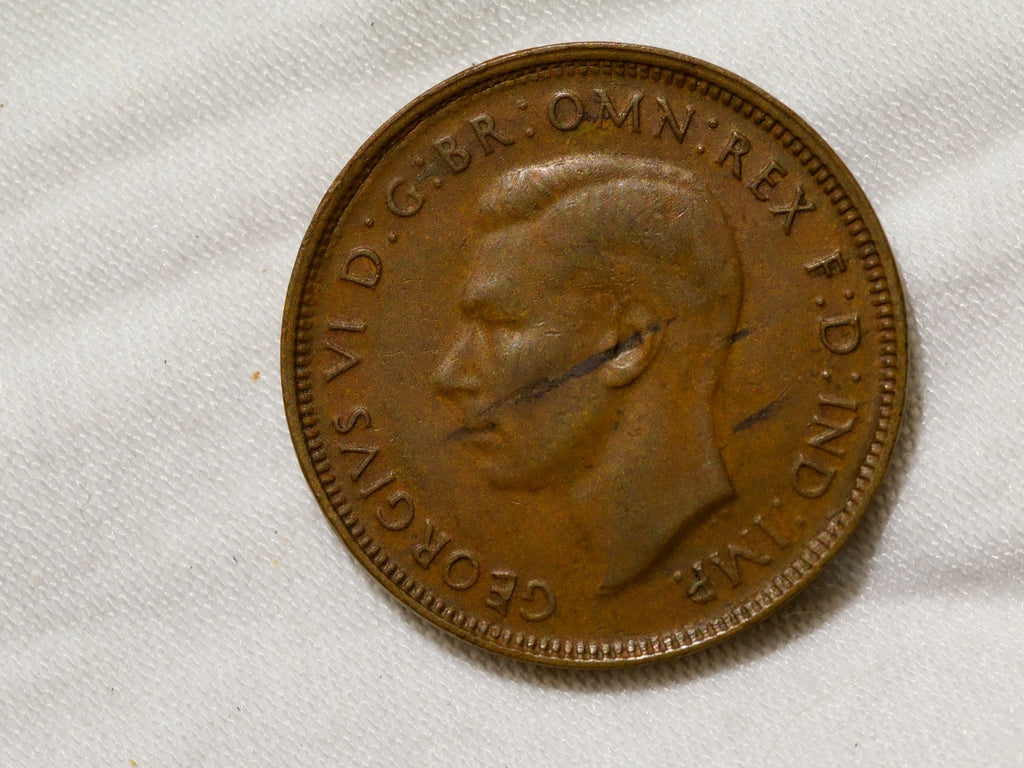 Australia  Half Penny 19471