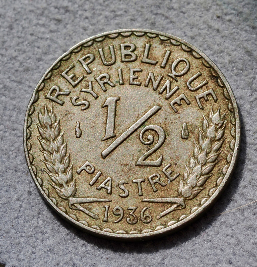 Syria 1/2 pistre 19361